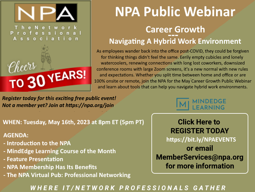 NPA Public Webinar